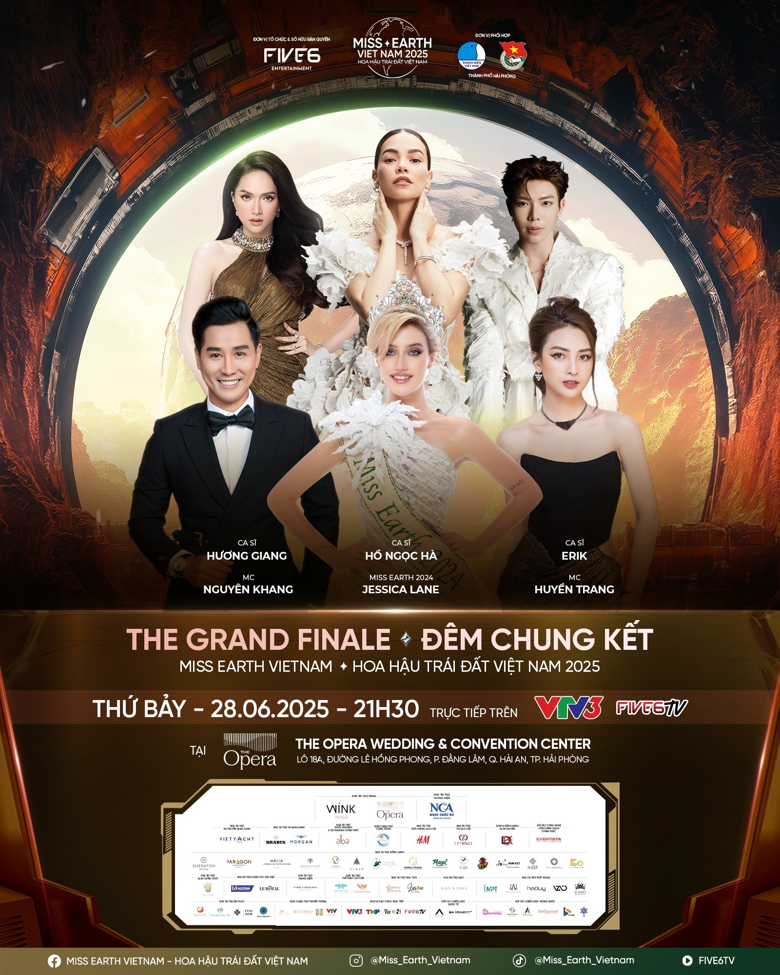 Hé lộ dàn ca sĩ đình đám biểu diễn tại chung kết 'Hoa hậu trái đất Việt Nam 2025'