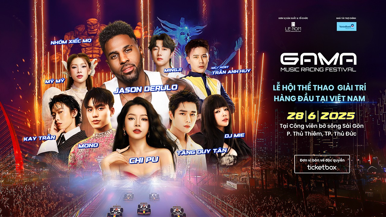 'GAMA Music Racing Festival': Lễ hội âm nhạc kết hợp thể thao giải trí đầu tiên tại Việt Nam