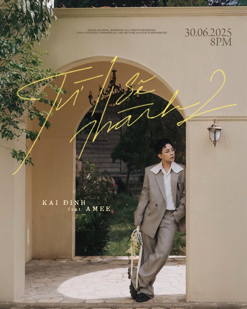 Kai Đinh 'báo hỷ' bằng thư tình âm nhạc gửi cô dâu, mời cả Amee hát nhạc cưới