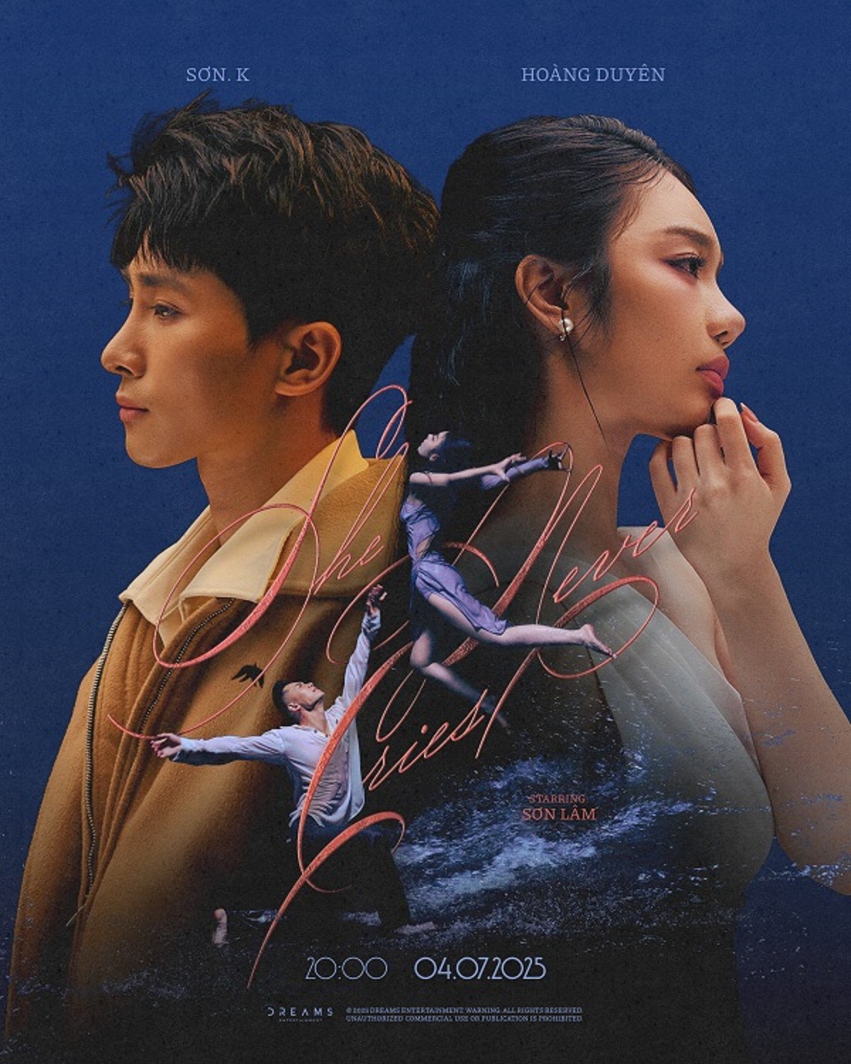 Hoàng Duyên khoe khả năng nhảy chuyên nghiệp khi kết hợp 'Quán quân nhảy quốc tế' Sơn Lâm trong 'She never cries'