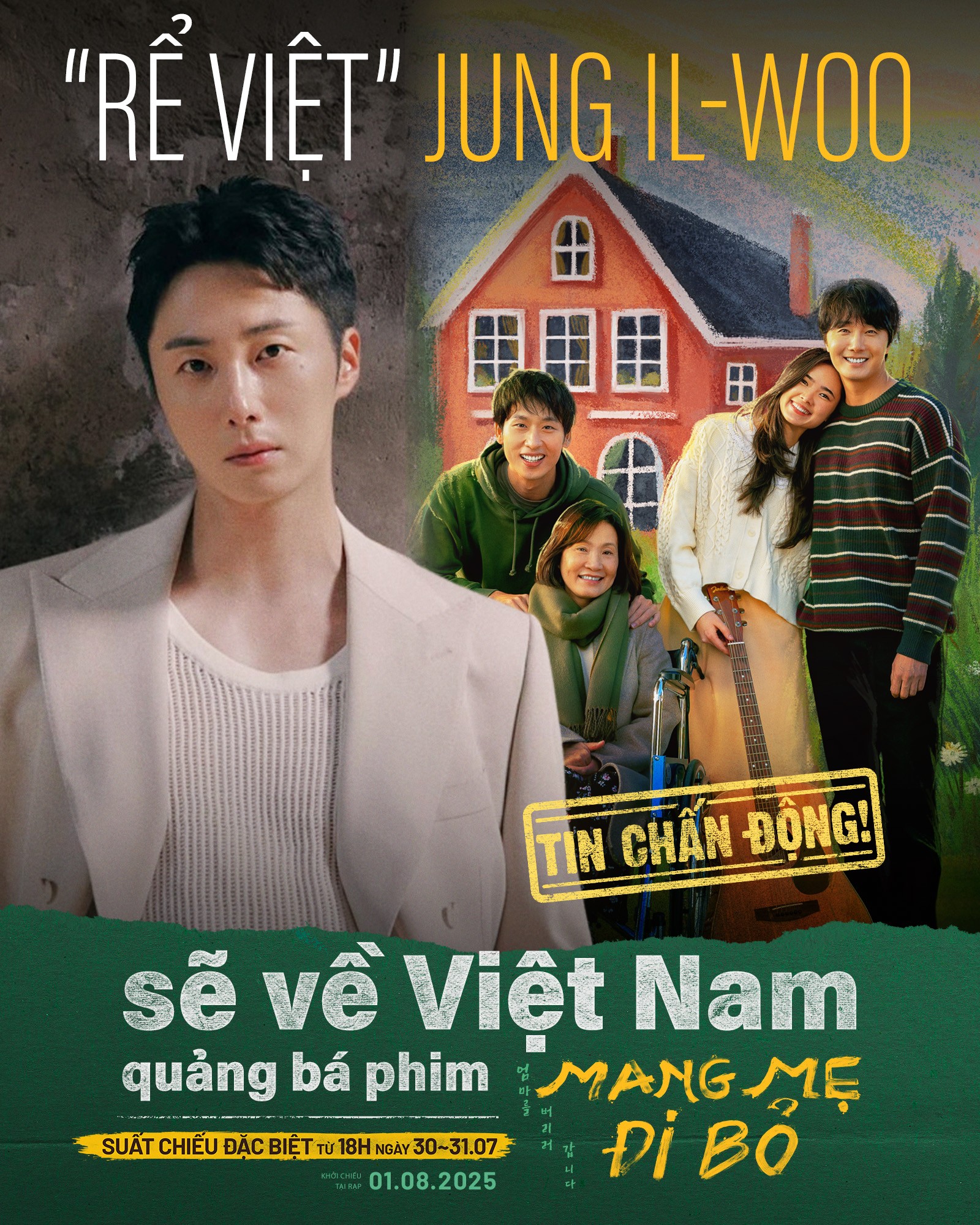 'Rể Việt' Jung Il Woo trở lại Việt Nam?