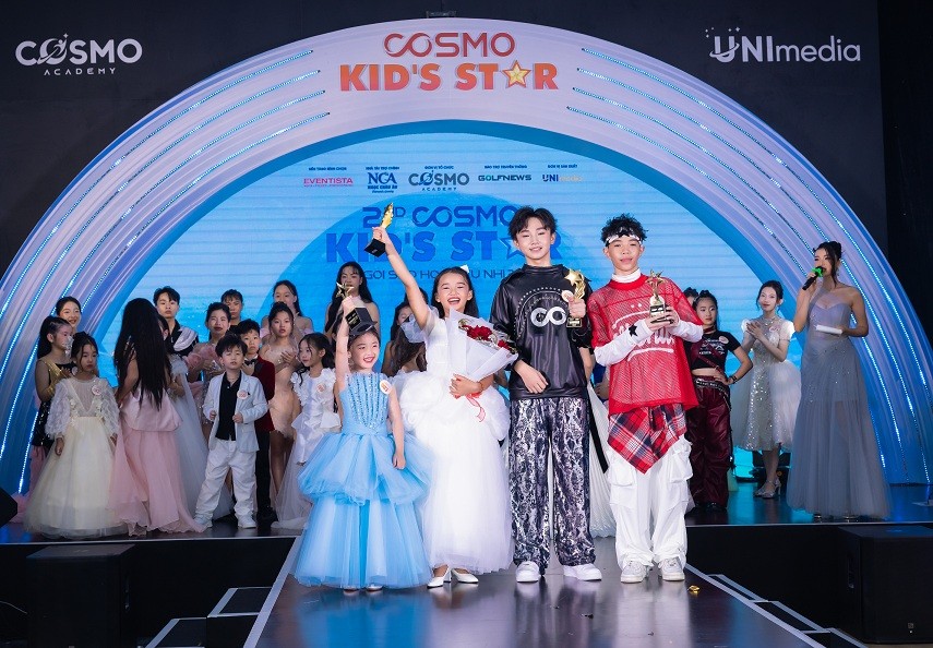 Bùng nổ chung kết 'Cosmo Kid's Star - Ngôi sao hoàn vũ nhí 2025': Trần Thị Ngọc Mai và Vũ Bá Minh Đăng giành chiến thắng thuyết phục