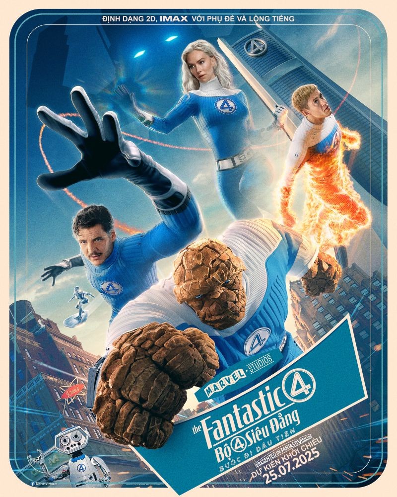 'The Fantastic Four: First Steps': Bom tấn hoành tráng, cảm xúc, kỳ vĩ và mới lạ của Marvel
