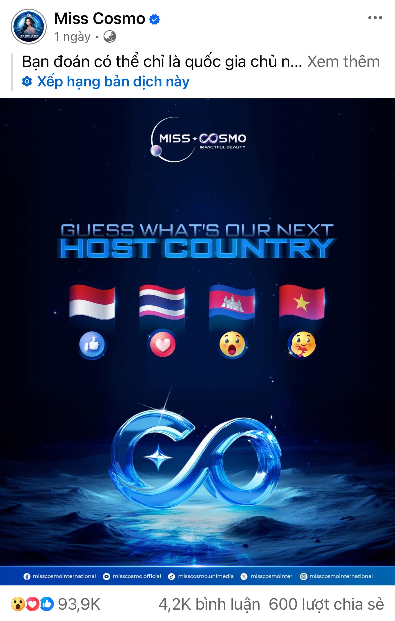 'Miss Cosmo 2025': Dàn 'chiến binh nghìn máu' từng chinh chiến quốc tế chính thức lộ diện