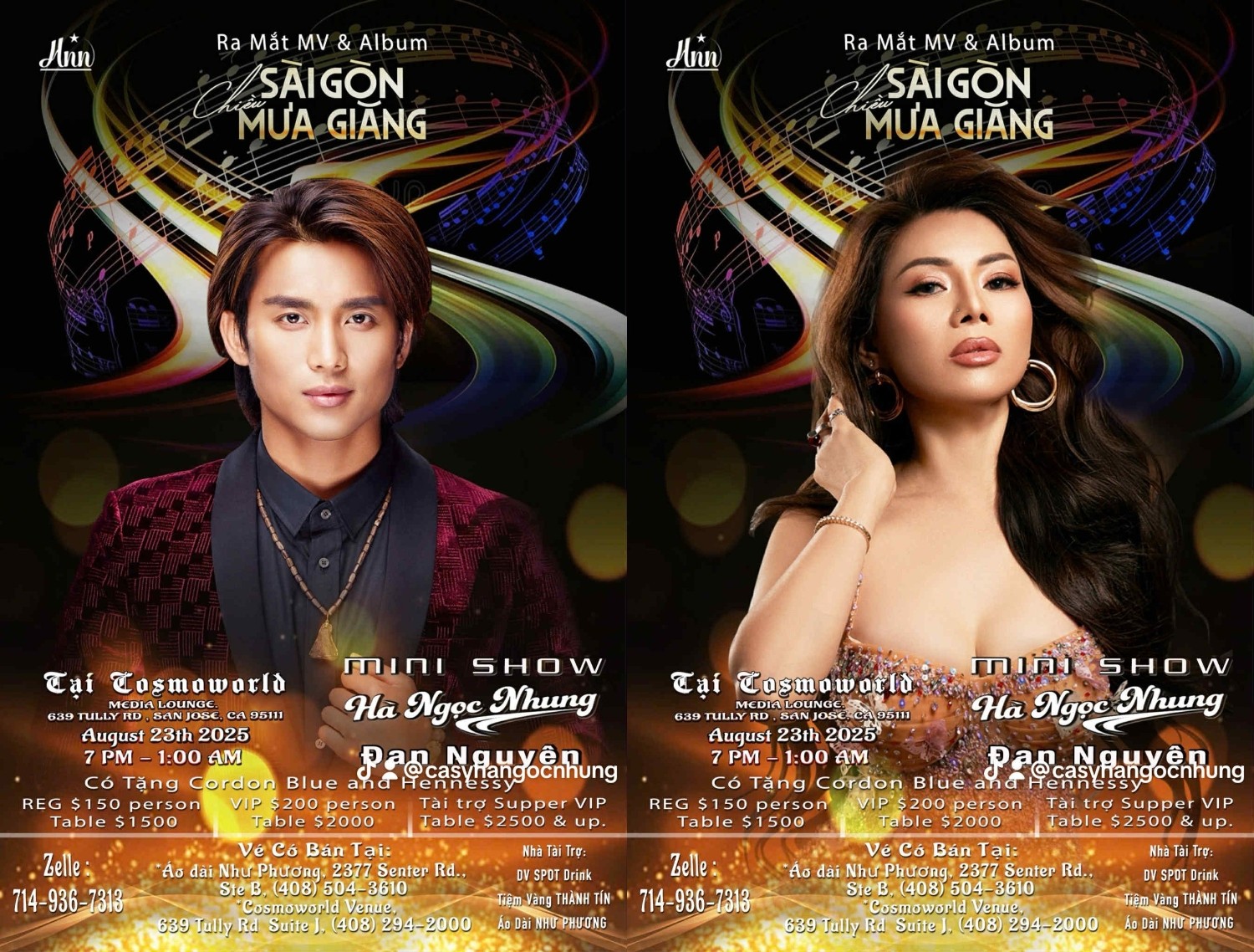 Nhớ Sài Gòn cùng những mùa mưa, Hà Ngọc Nhung làm Minishow 'Sài Gòn chiều mưa giăng' tại Mỹ