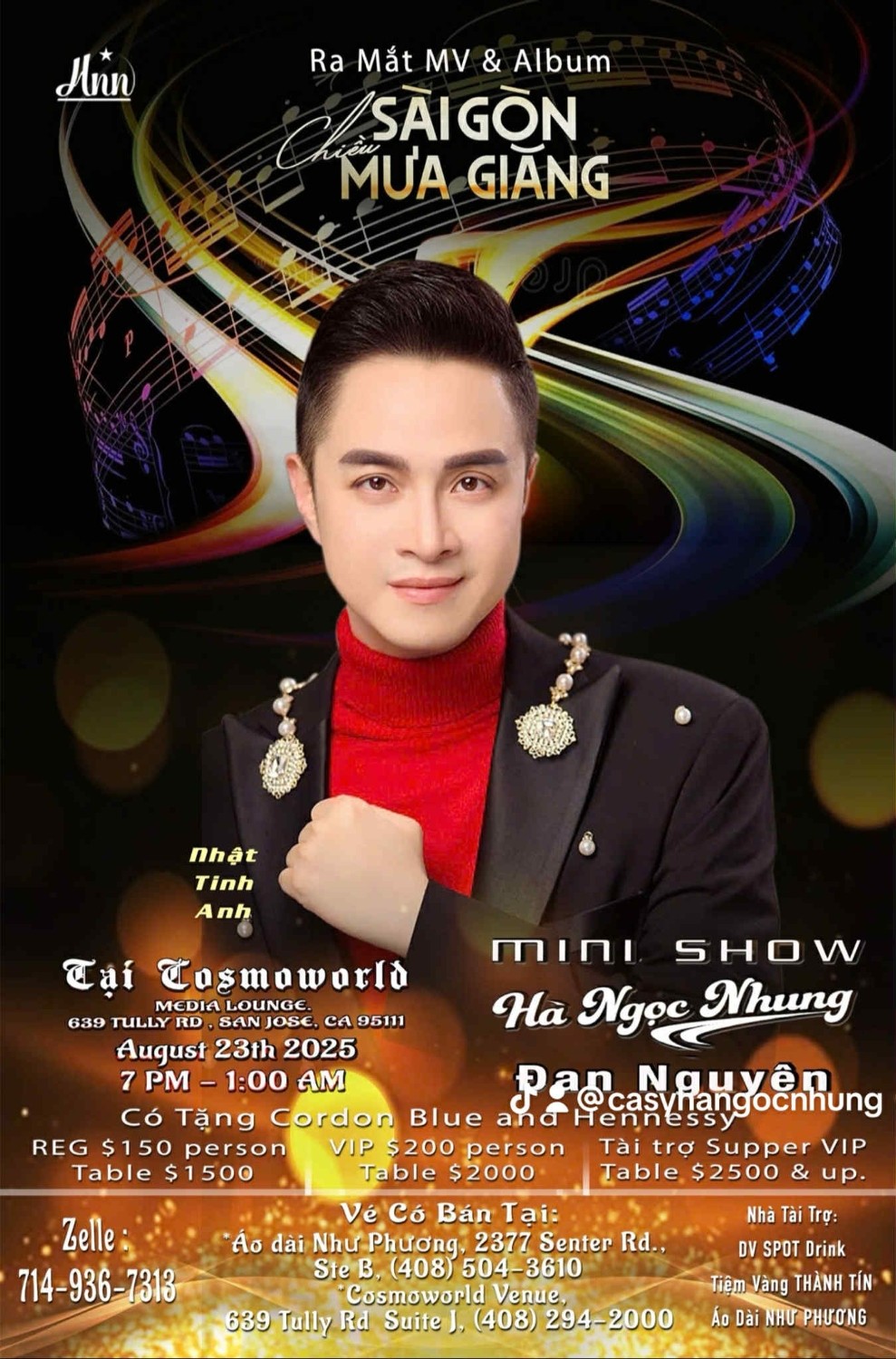 Nhớ Sài Gòn cùng những mùa mưa, Hà Ngọc Nhung làm Minishow 'Sài Gòn chiều mưa giăng' tại Mỹ