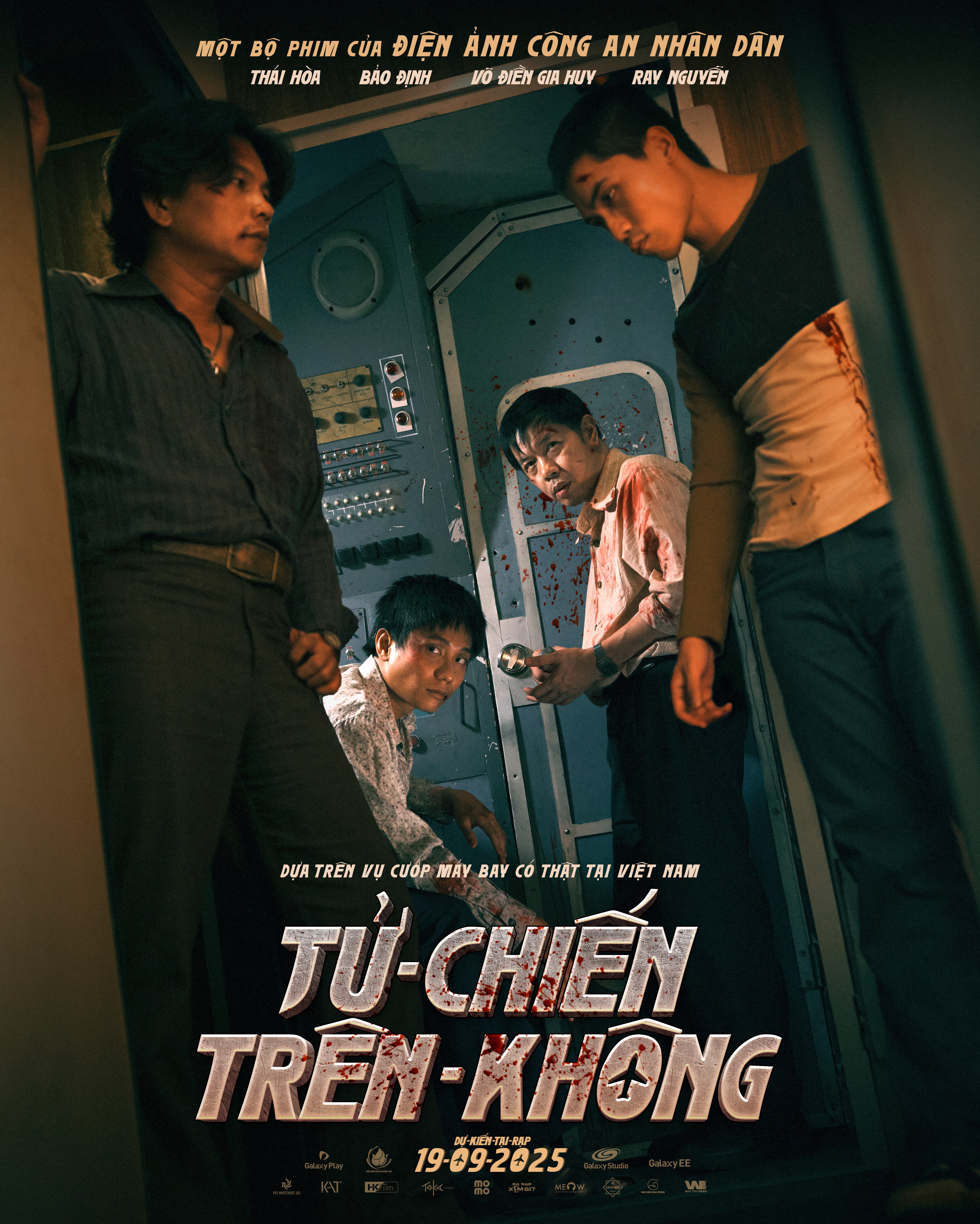 Ngột ngạt, căng thẳng như chỉ mành treo chuông: 'Tử chiến trên không' tung loạt poster nhân vật khiến người xem nghẹt thở