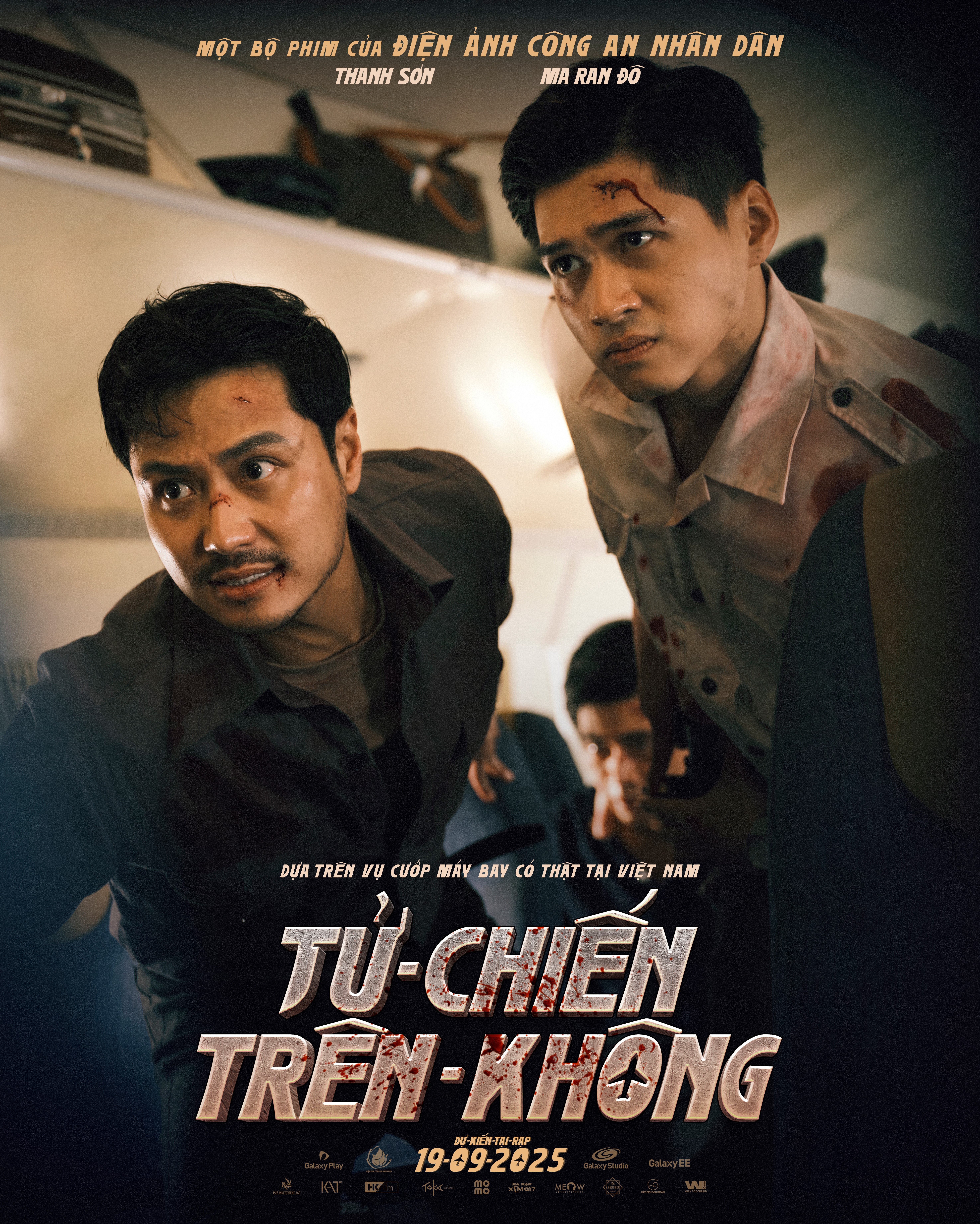 Ngột ngạt, căng thẳng như chỉ mành treo chuông: 'Tử chiến trên không' tung loạt poster nhân vật khiến người xem nghẹt thở