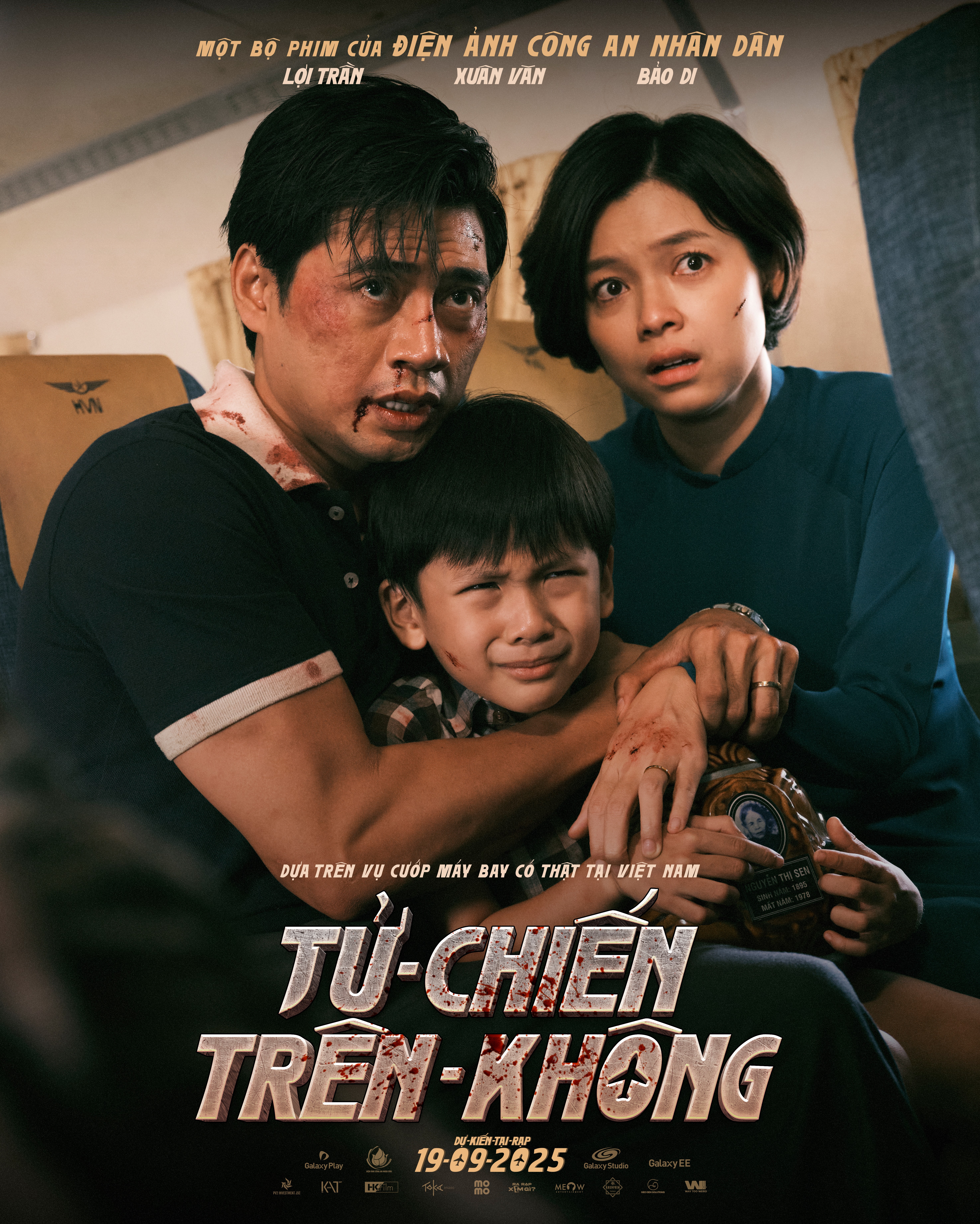 Ngột ngạt, căng thẳng như chỉ mành treo chuông: 'Tử chiến trên không' tung loạt poster nhân vật khiến người xem nghẹt thở