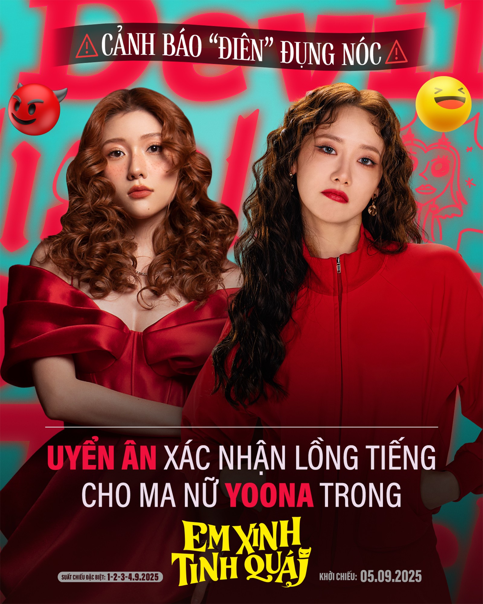 'Em xinh tinh quái' ra mắt phiên bản lồng tiếng siêu lầy với sự góp giọng của Uyển Ân, Ma Ran Đô và Chị Phiến