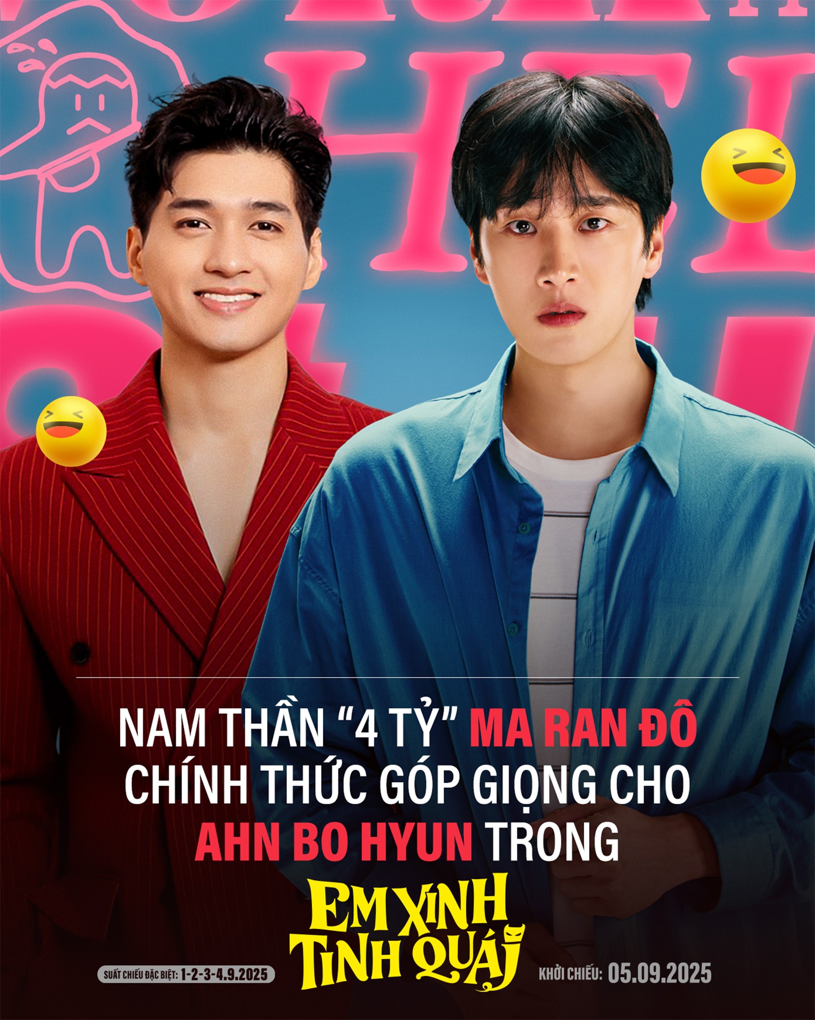 'Em xinh tinh quái' ra mắt phiên bản lồng tiếng siêu lầy với sự góp giọng của Uyển Ân, Ma Ran Đô và Chị Phiến