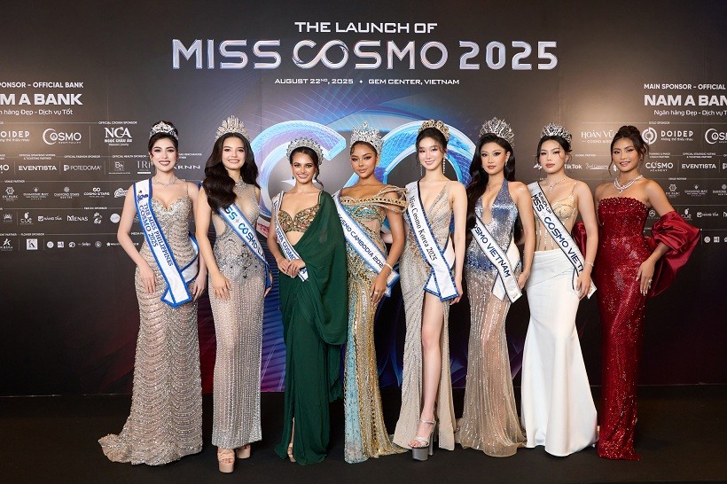 Thế vận hội sắc đẹp quốc tế 'Miss Cosmo 2025' chính thức khởi động với hơn 80 quốc gia tham dự