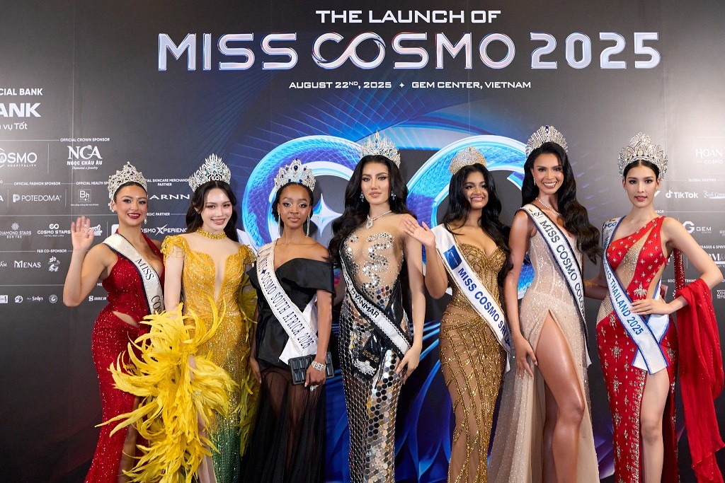 Thế vận hội sắc đẹp quốc tế 'Miss Cosmo 2025' chính thức khởi động với hơn 80 quốc gia tham dự