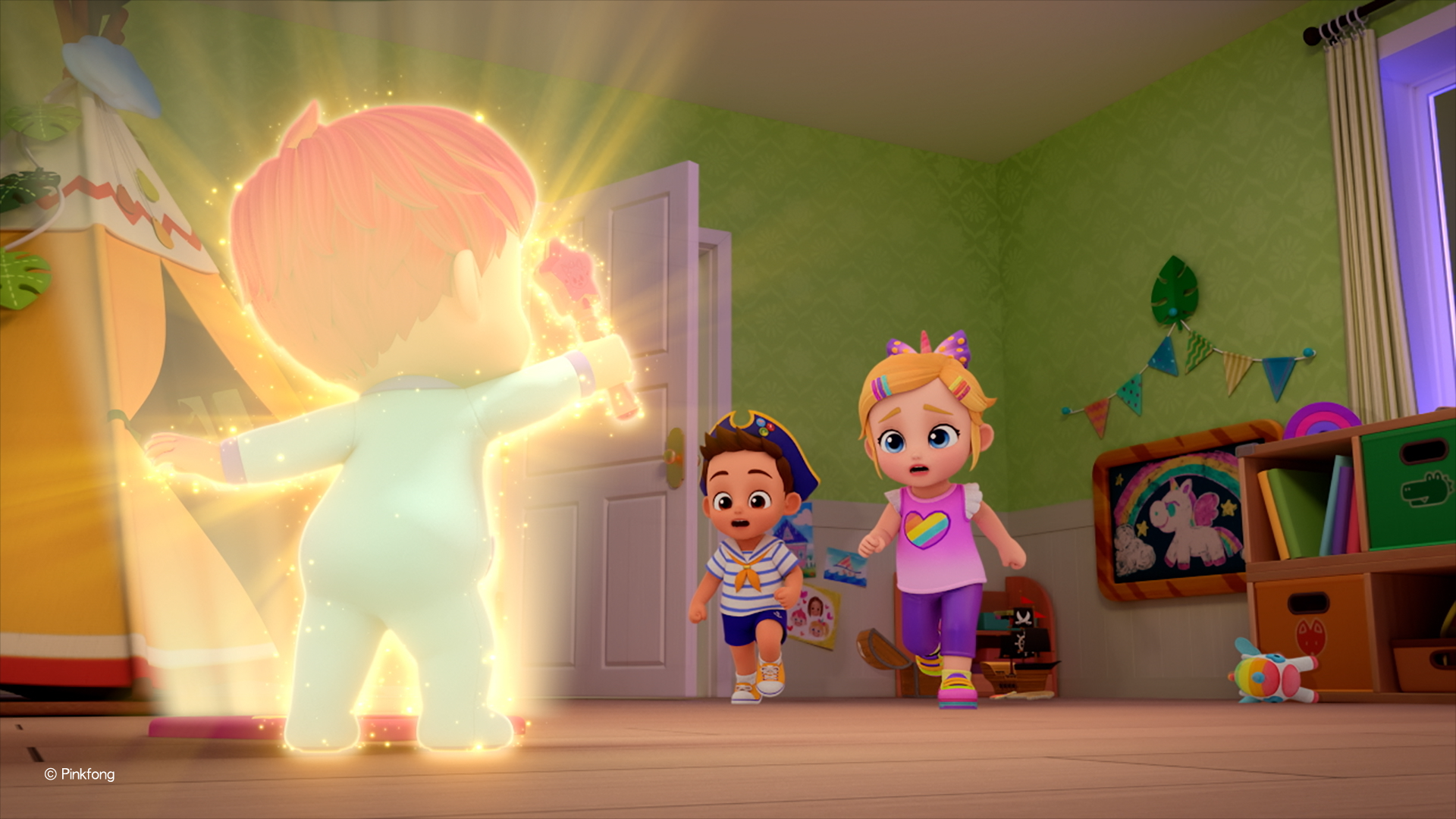 Lần đầu tiên Bebefinn và Baby Shark khuấy đảo màn ảnh rộng với 'Bebefinn phim điện ảnh: Lạc vào xứ sở Pinkfong diệu kỳ'