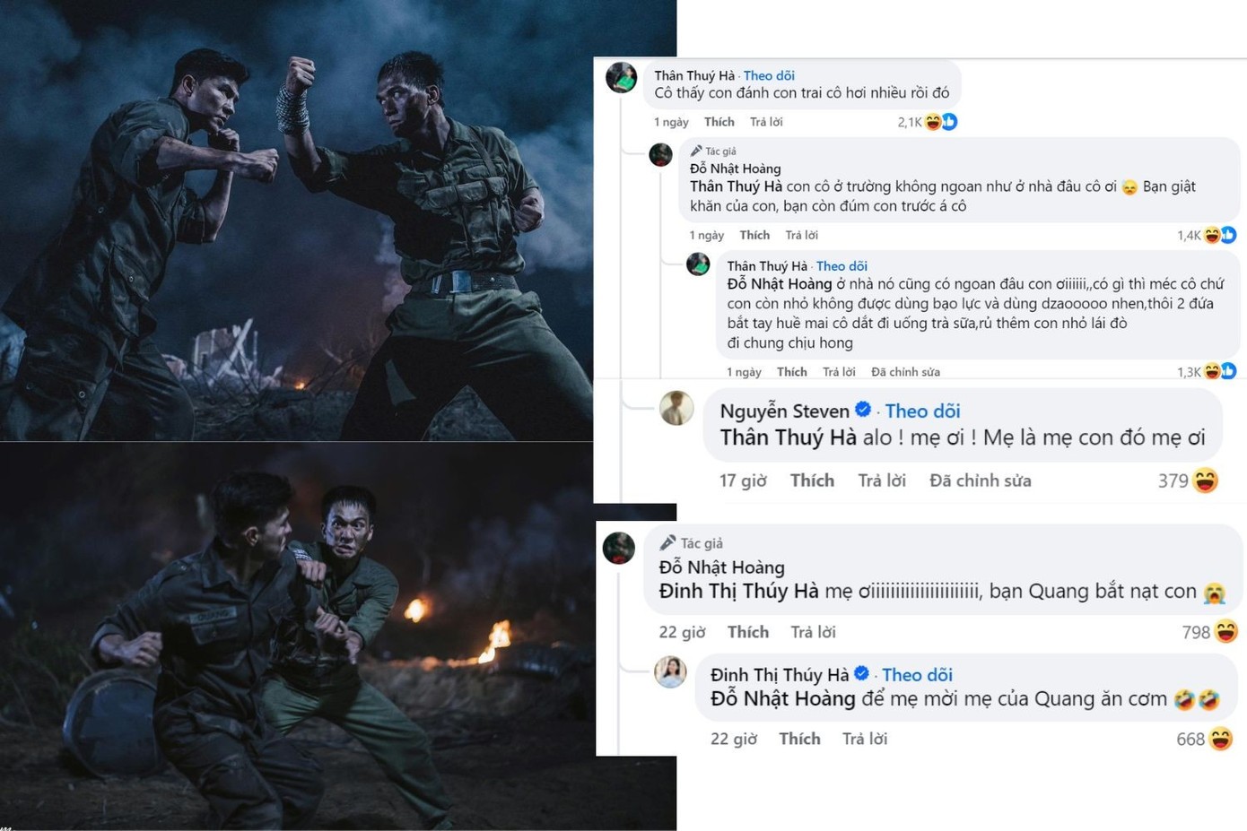 Màn 'đánh nhau' cực gắt và câu thoại gây xúc động trong 'Mưa đỏ'