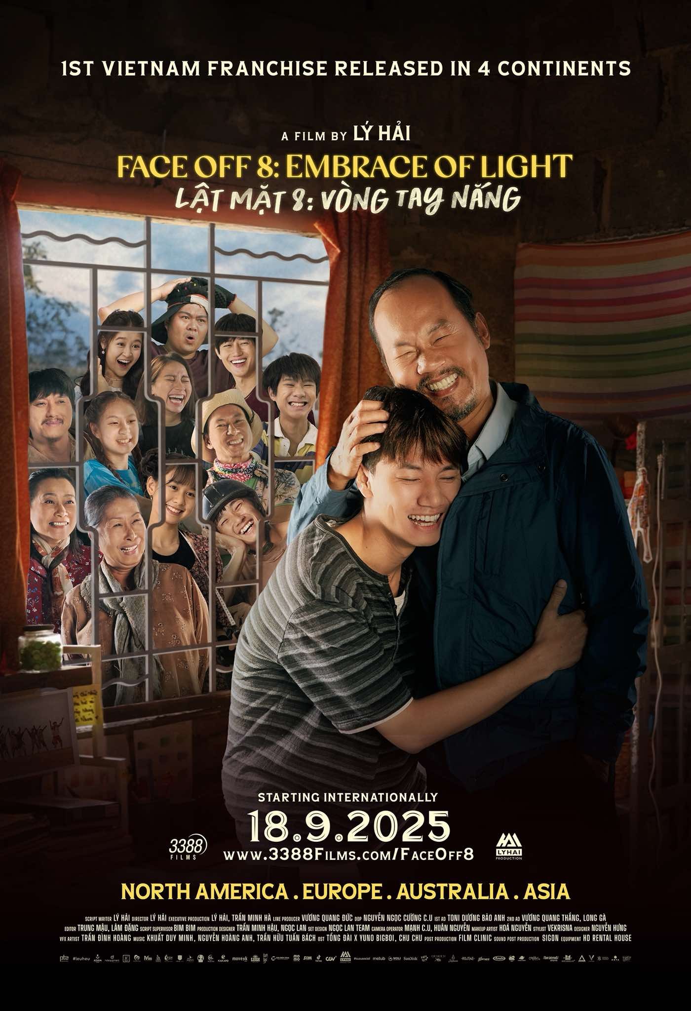 Đạo diễn Lý Hải và nhà sản xuất Minh Hà đưa 'Lật mặt 8' vươn ra 4 châu lục