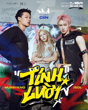 MV 'Tính lười' của Jsol kết hợp cùng Hurrykng và CiiN mới tung poster đã thấy 'đủ wow'