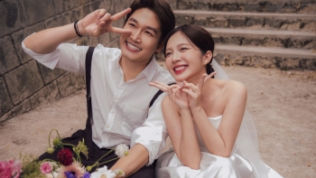 Đình Tú - Ngọc Huyền: Chuyện tình màn ảnh đi đến đám cưới cổ tích ngoài đời thực
