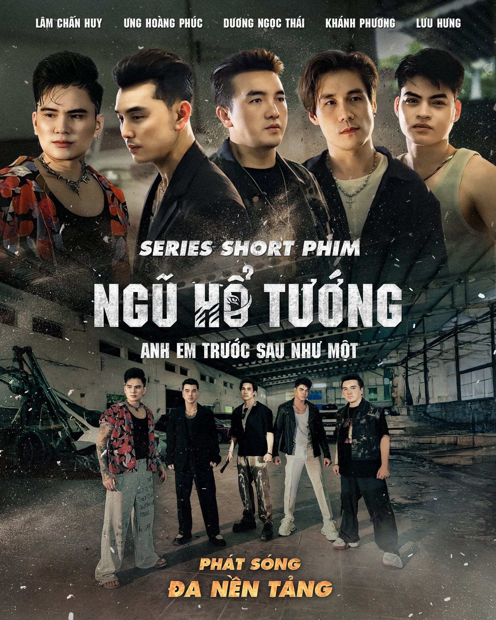 Chính thức ra mắt MV 'Anh em trước sau như một', nhóm Ngũ Hổ Tướng có các bà xã là hậu phương vững chắc