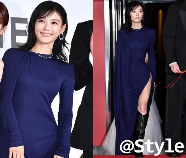 Kim Yoo Jung gây tranh cãi với trang phục táo bạo tại LHP Busan