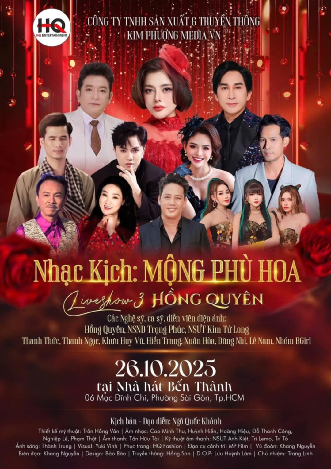 NSND Trọng Phúc, NSƯT Kim Tử Long và nhiều nghệ sĩ nổi tiếng cùng tham gia vở nhạc kịch 'Mộng phù hoa'