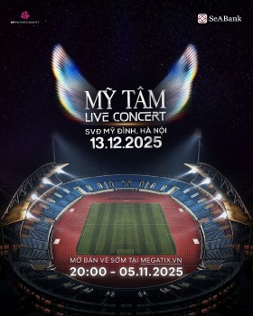 Mỹ Tâm chính thức tổ chức live concert tại Sân vận động Mỹ Đình với quy mô 40.000 khán giả