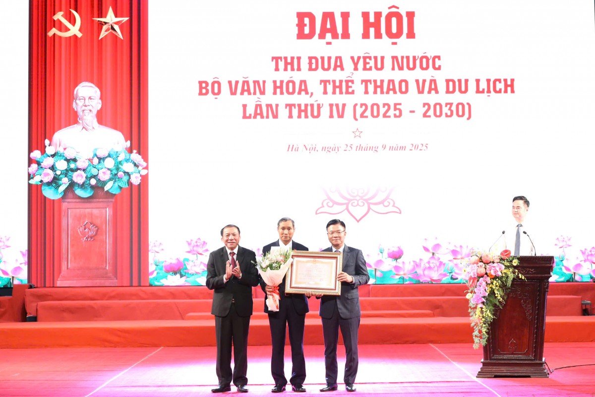 Đại hội Thi đua yêu nước ngành văn hóa, thể thao và du lịch: Khơi dậy tiềm năng sáng tạo, tinh thần yêu nước, tinh thần quốc tế