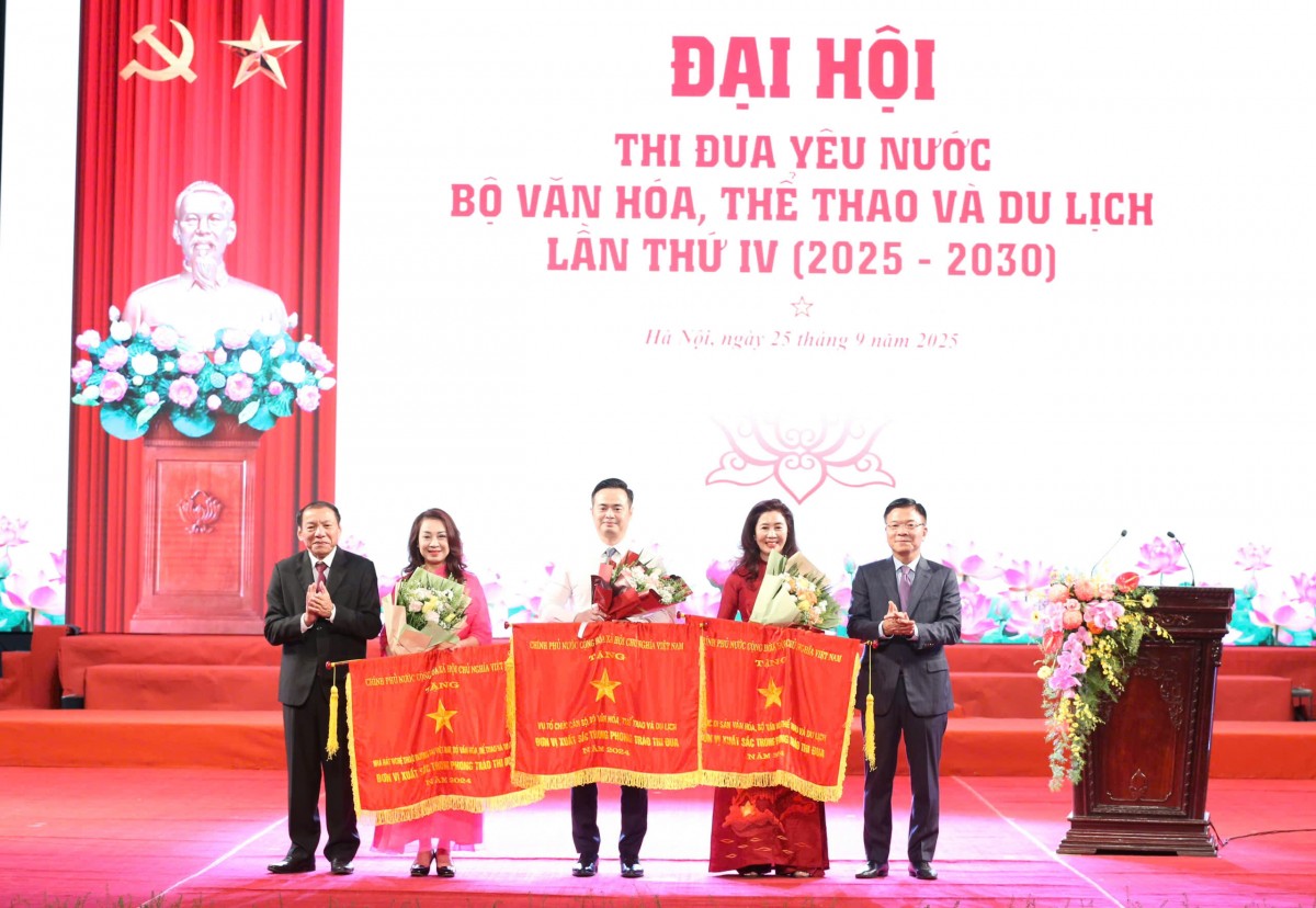 Đại hội Thi đua yêu nước ngành văn hóa, thể thao và du lịch: Khơi dậy tiềm năng sáng tạo, tinh thần yêu nước, tinh thần quốc tế