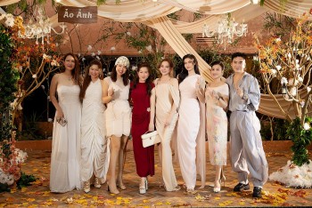 Vy Oanh hội ngộ loạt mỹ nhân Vpop tại buổi họp báo album mới 'Ảo ảnh'