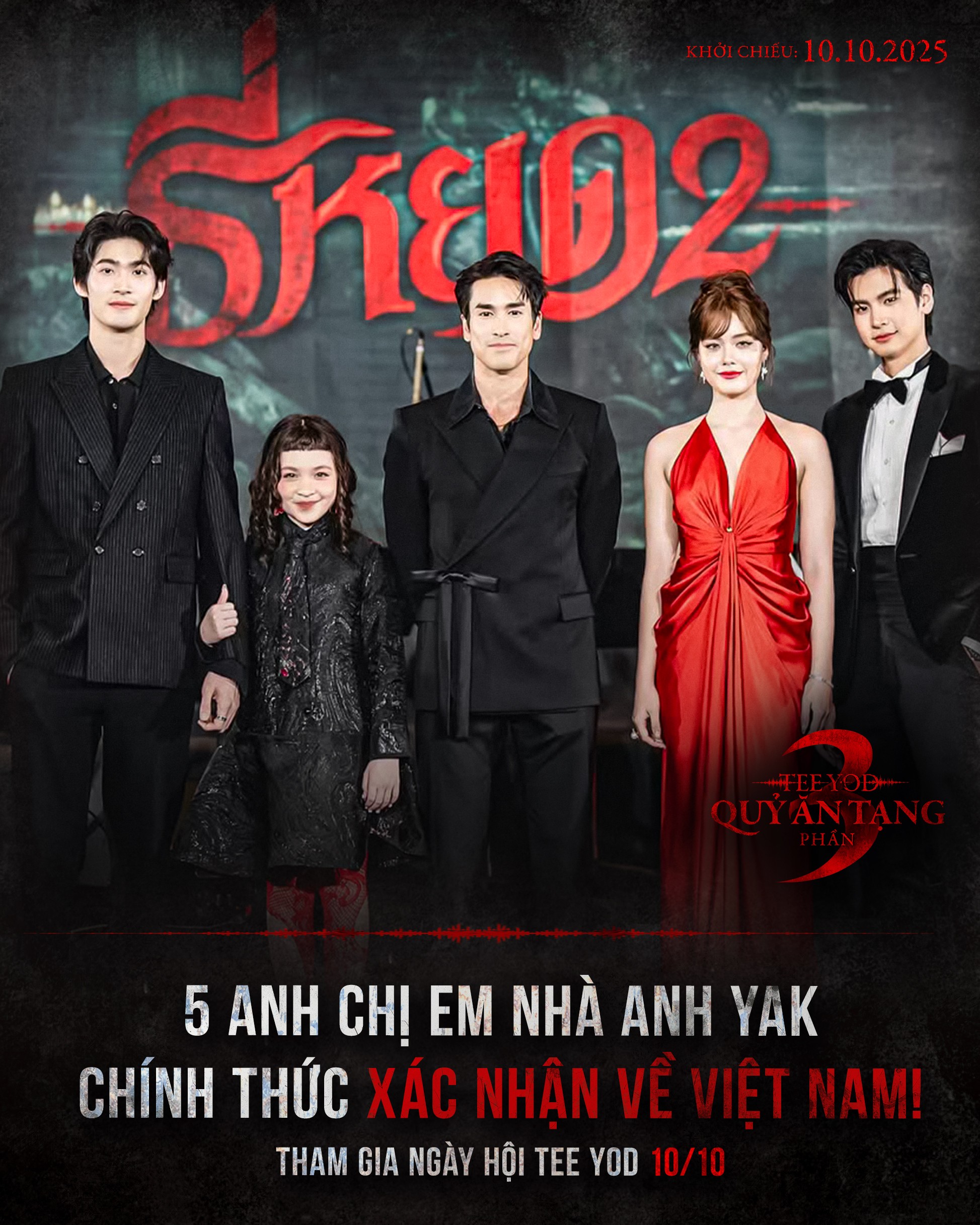 Nadech Kugimiya và dàn trai xinh gái đẹp 'Tee Yod: Quỷ ăn tạng' phần 3 chuẩn bị đổ bộ Việt Nam