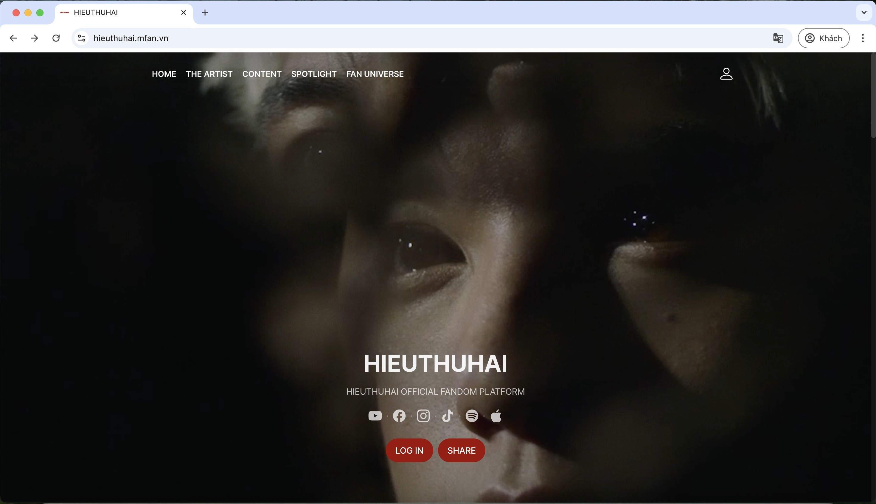 Hieuthuhai trở thành nghệ sĩ đầu tiên tại Việt Nam ra mắt nền tảng dành riêng cho Fandom