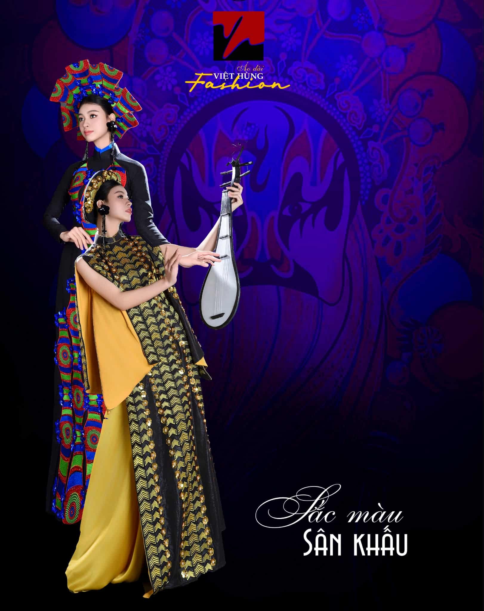 Đón mừng ngày Giỗ Tổ sân khấu, Quán quân Liêu Kỳ tỏ lòng tri ân qua BST 'Sắc màu sân khấu' của NTK Việt Hùng