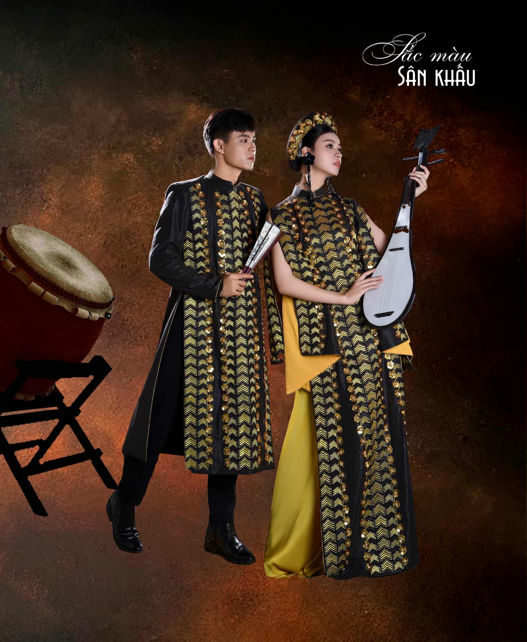 Đón mừng ngày Giỗ Tổ sân khấu, Quán quân Liêu Kỳ tỏ lòng tri ân qua BST 'Sắc màu sân khấu' của NTK Việt Hùng