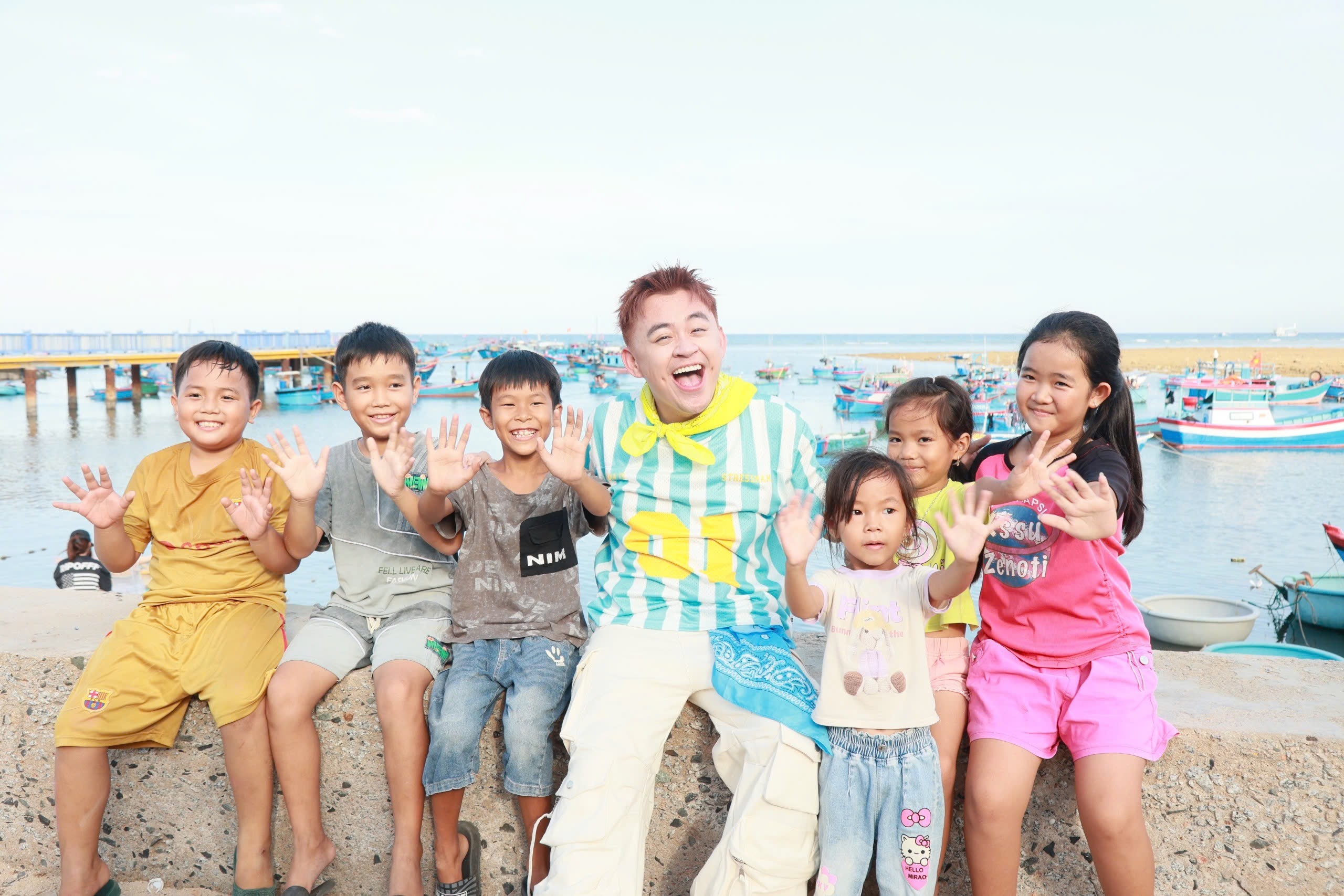 Hoàng Mập giảm cân ấn tượng, đồng hành cùng Lại Nhật Khoa trong 'Làng biển hahaha'