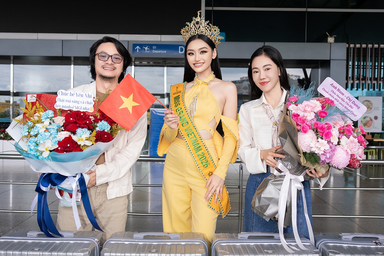 Hoa hậu Yến Nhi sang Thái thi 'Miss Grand International 2025'