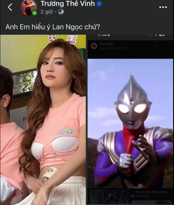 Trương Thế Vinh lại gây tranh cãi: Ảnh ghép Lan Ngọc & Ultraman bị chê 'kém duyên'