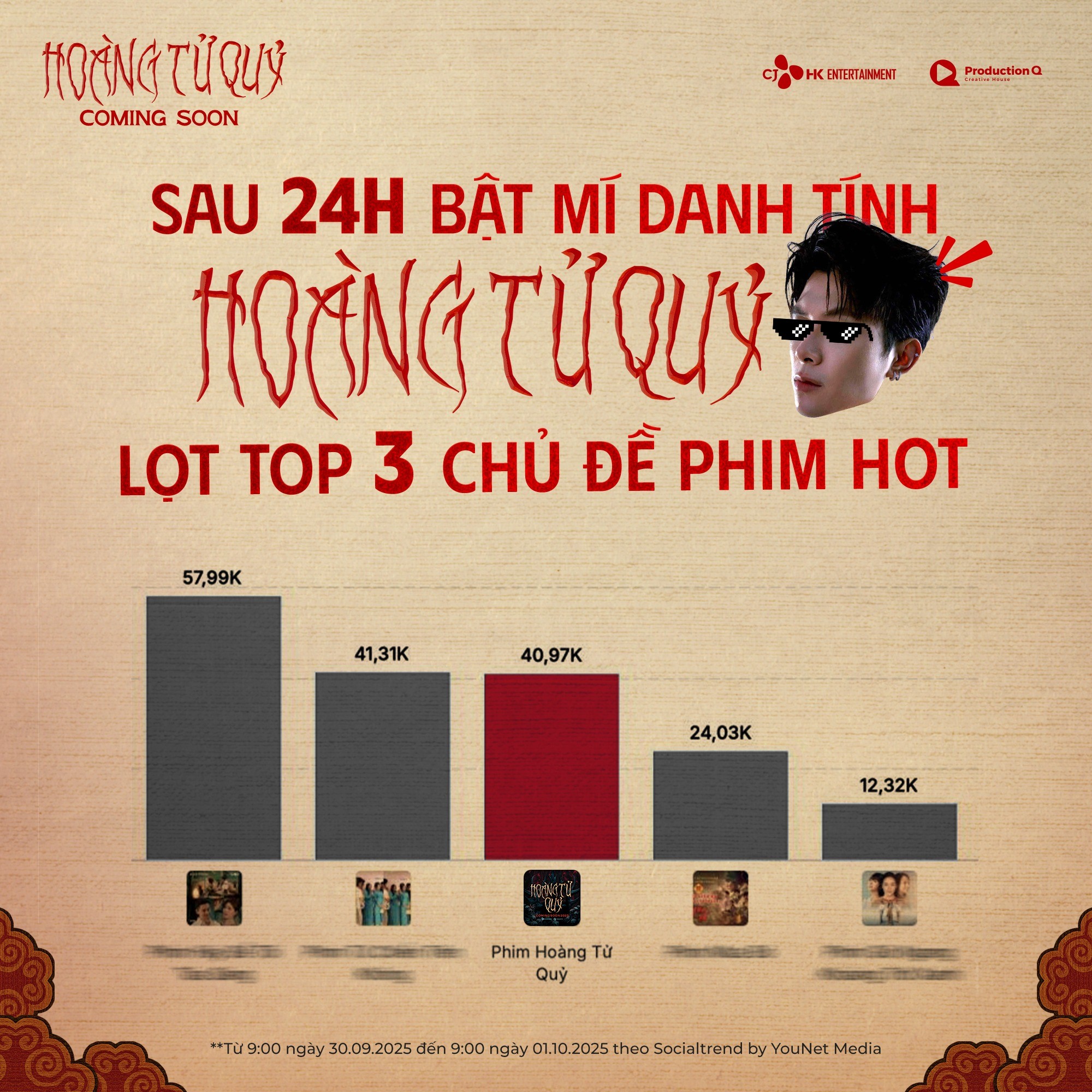 'Hoàng tử quỷ': Anh Tú Atus ngồi trên 'núi sọ người', tạo hình cầu kỳ đến từng chi tiết