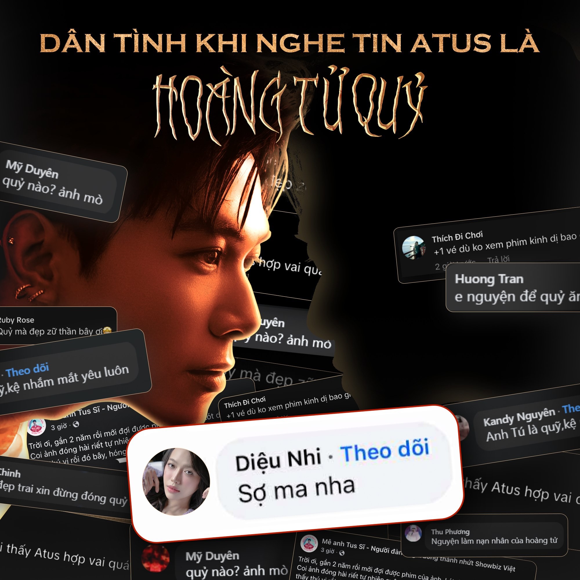 'Hoàng tử quỷ': Anh Tú Atus ngồi trên 'núi sọ người', tạo hình cầu kỳ đến từng chi tiết