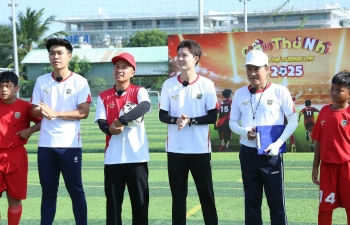 Diễn viên phim 'Gia đình là số 1' là khách mời tập 4 'Cầu thủ nhí 2025'