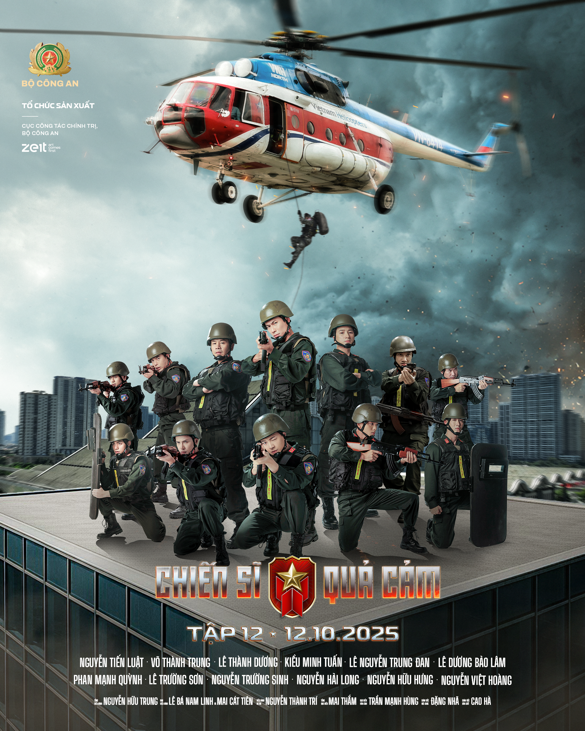 'Chiến sĩ quả cảm' tập 12: Hé lộ bối cảnh thực chiến khủng cùng dàn phương tiện khí tài hùng hậu bậc nhất của lực lượng Cảnh sát cơ động