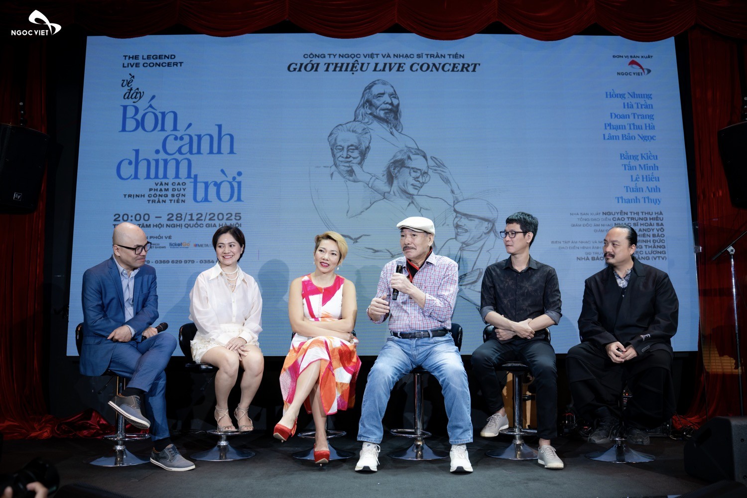 The Legend Live Concert 'Về đây bốn cánh chim trời': Đêm nhạc đặc biệt tôn vinh 4 nhạc sĩ Văn Cao - Phạm Duy - Trịnh Công Sơn - Trần Tiến