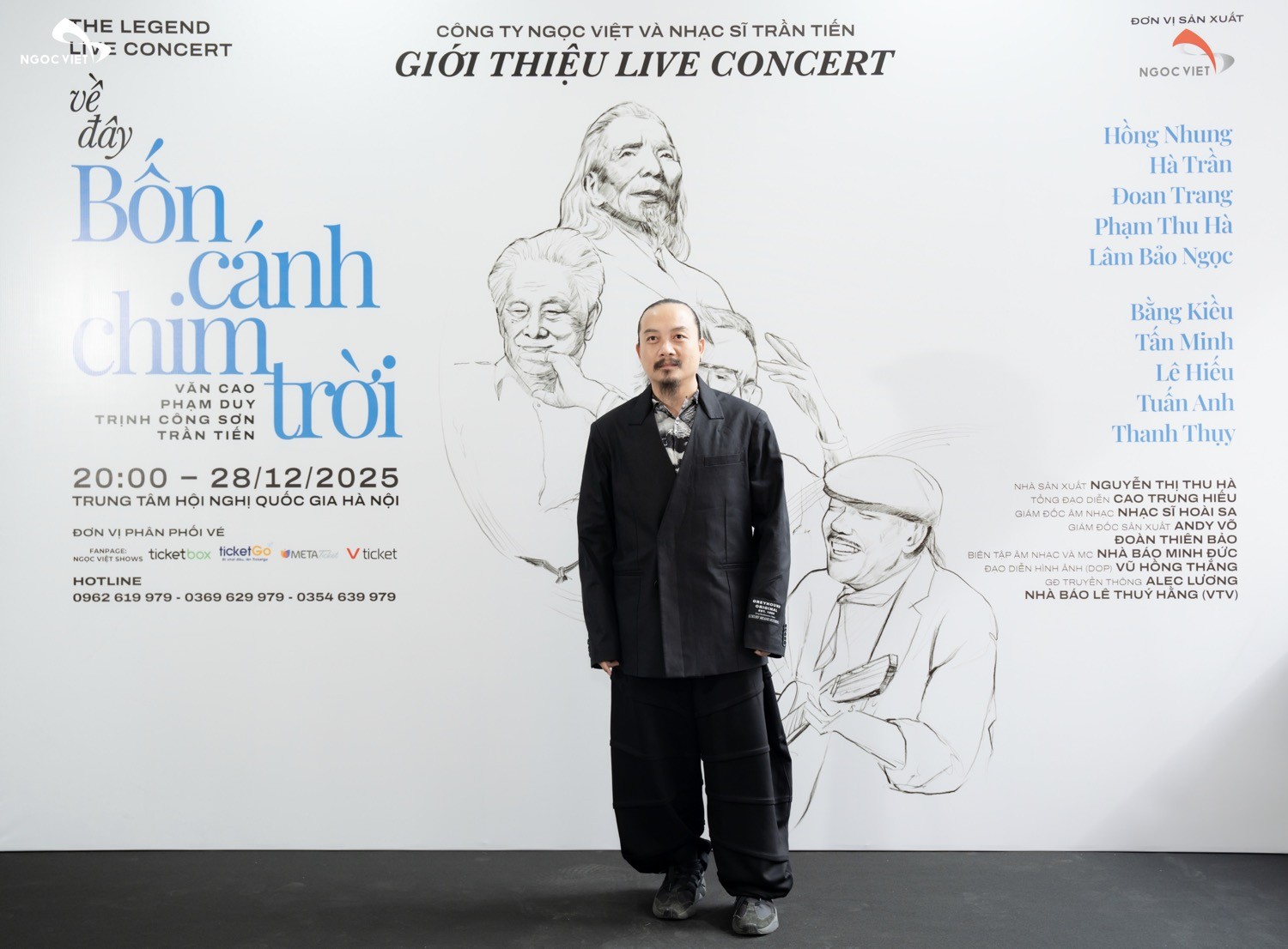 The Legend Live Concert 'Về đây bốn cánh chim trời': Đêm nhạc đặc biệt tôn vinh 4 nhạc sĩ Văn Cao - Phạm Duy - Trịnh Công Sơn - Trần Tiến