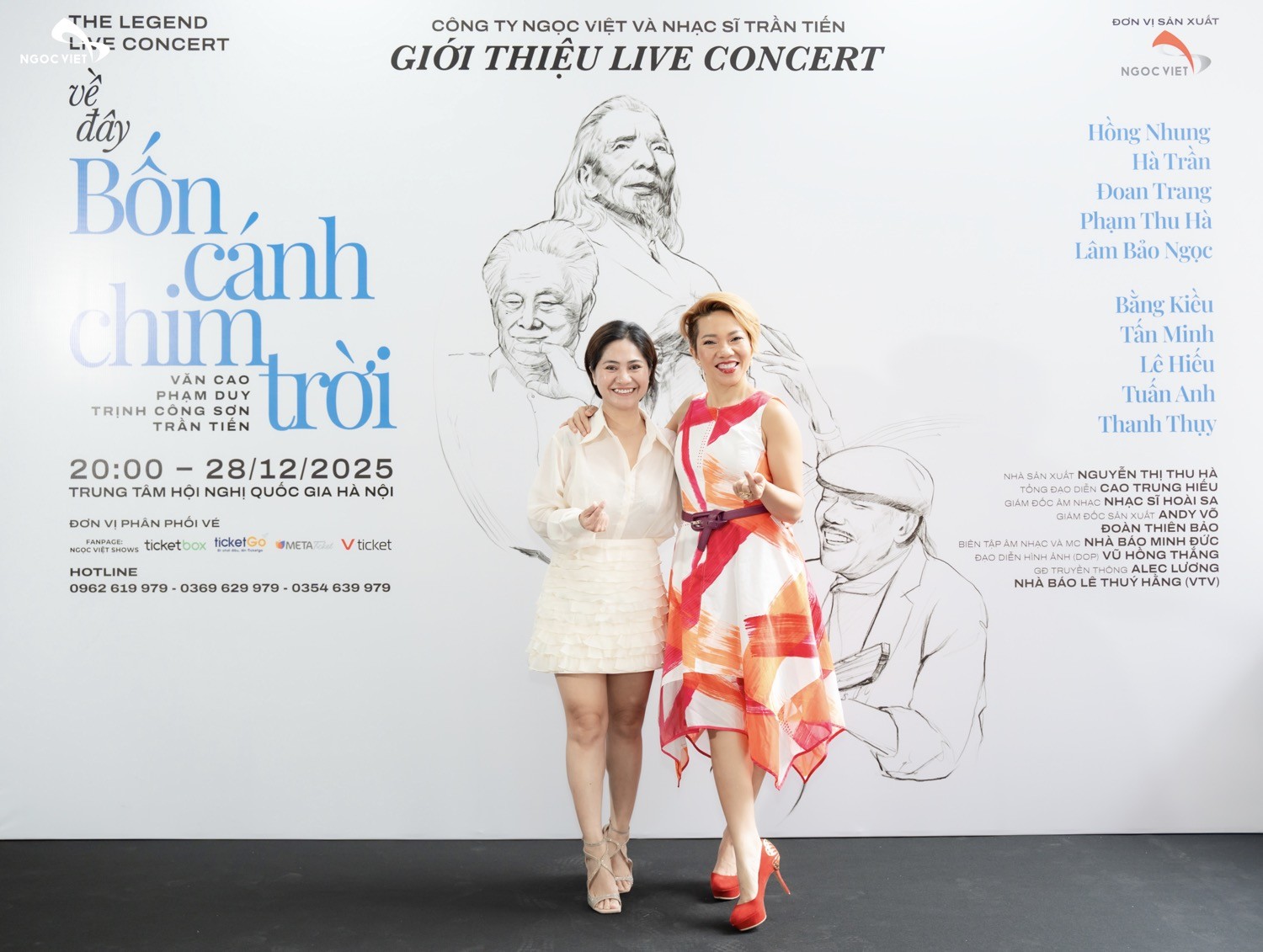 The Legend Live Concert 'Về đây bốn cánh chim trời': Đêm nhạc đặc biệt tôn vinh 4 nhạc sĩ Văn Cao - Phạm Duy - Trịnh Công Sơn - Trần Tiến