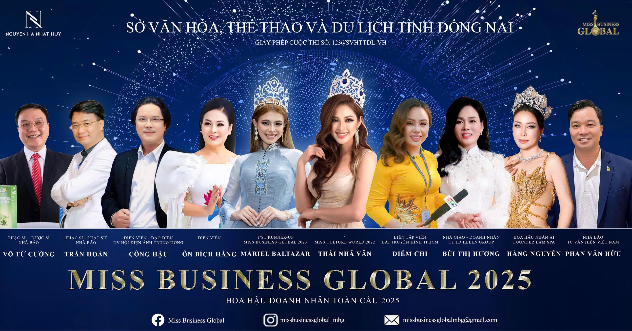 Giám khảo 'Miss Business Global 2025' - Hoa hậu Thái Nhã Vân khát vọng lan tỏa bản lĩnh phụ nữ Việt