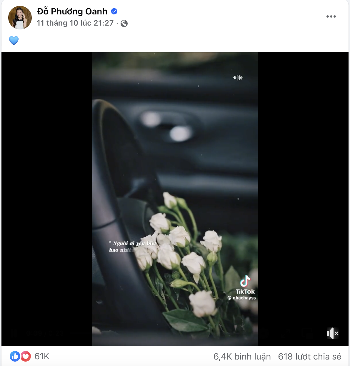 Tình hình của nữ diễn viên Phương Oanh ở thời điểm hiện tại