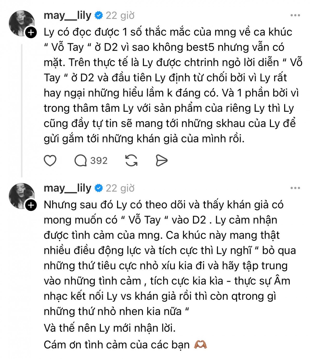 Phương Ly lên tiếng về tranh cãi sau concert ‘Em Xinh Say Hi’