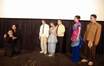 Hoài Lâm khiến người nghe lịm tim, nghệ sĩ Thanh Hằng khóc nức nở tại buổi giao lưu với đoàn phim 'Nhà ma xó'