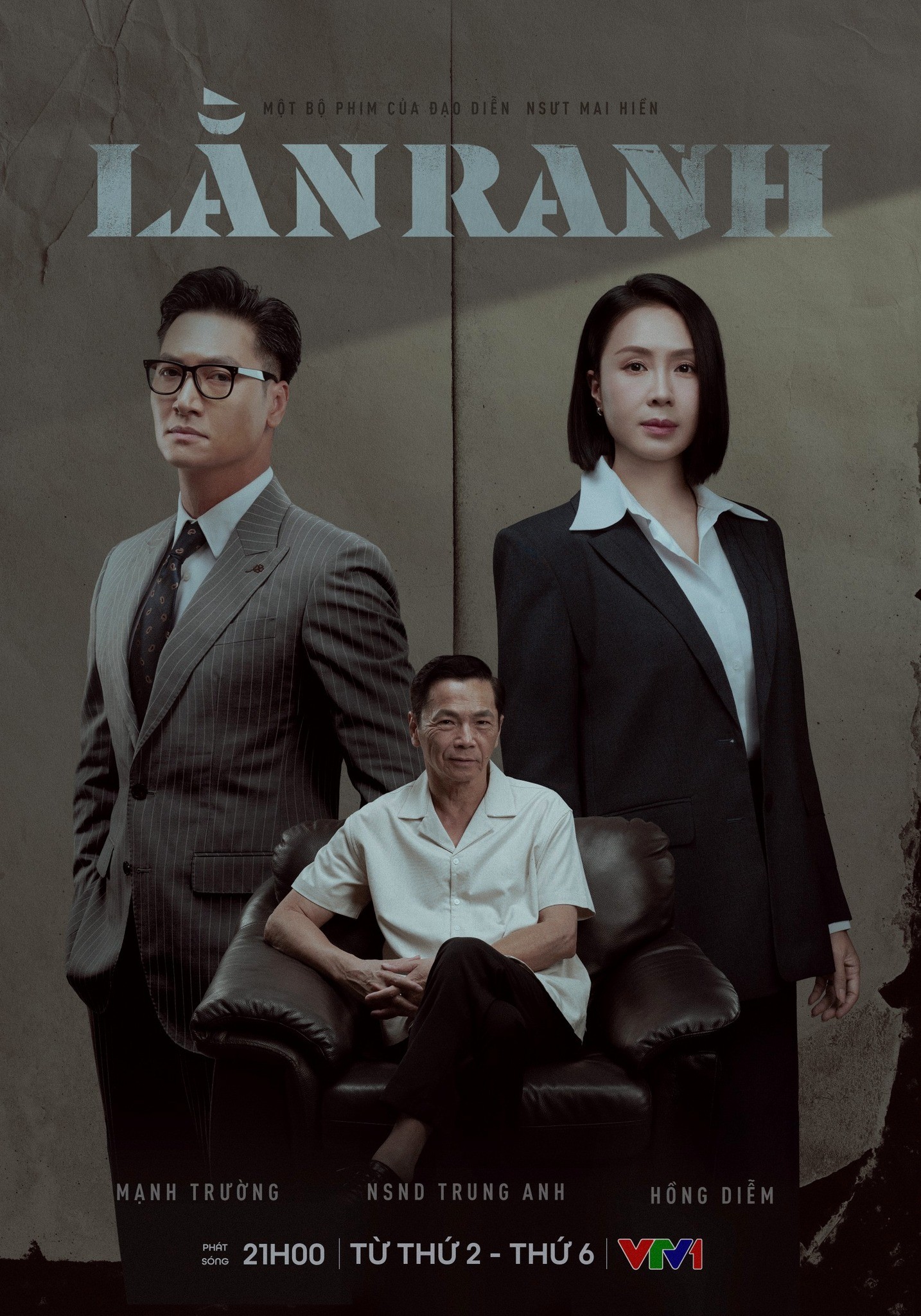 'Lằn ranh' lên sóng VTV1: Mạnh Trường tái ngộ Hồng Diễm sau 8 năm