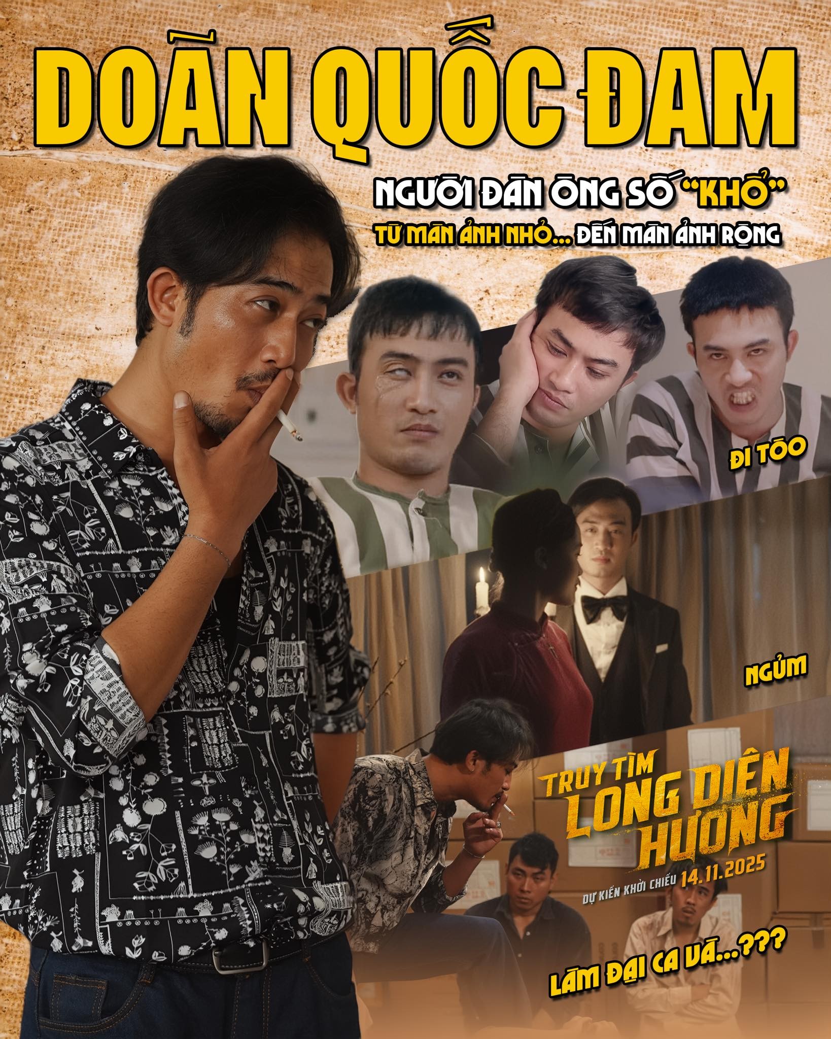 Doãn Quốc Đam liên tục 'lột xác' trên màn ảnh