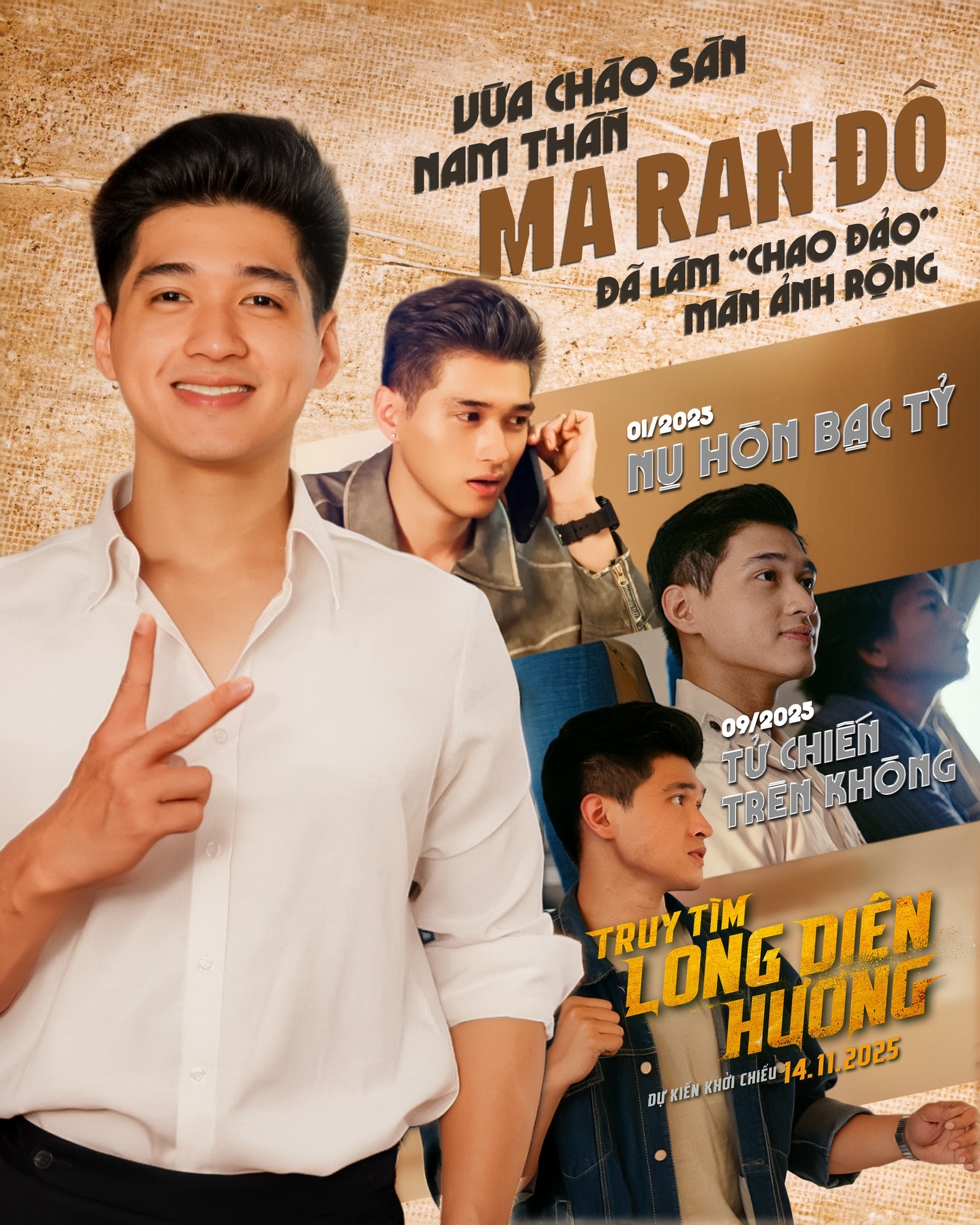 Quang Tuấn và Ma Ran Đô đối đầu Quốc Đam trong 'Truy tìm Long Diên Hương'